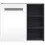 Badmöbel mit Spiegel und grauem LED-Licht 60x13x52 cm von , Badezimmerwaschtische - Ref: Foro24-357970, Preis: 90,15 €, Rabat...