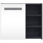 Badmöbel mit Spiegel und grauem LED-Licht 60x13x52 cm von , Badezimmerwaschtische - Ref: Foro24-357970, Preis: 91,22 €, Rabat...