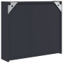 Badmöbel mit Spiegel und grauem LED-Licht 60x13x52 cm von , Badezimmerwaschtische - Ref: Foro24-357970, Preis: 91,22 €, Rabat...