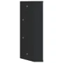 Corner bathroom cabinet with black mirror 30x24x60 cm by , bathroom vanities - Ref: Foro24-357979, Price: 100,10 €, Discount: %