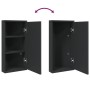 Eckbadezimmerschrank mit schwarzem Spiegel 30x24x60 cm von , Badezimmerwaschtische - Ref: Foro24-357979, Preis: 102,20 €, Rab...