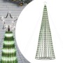 Árbol de Navidad cono de luz 688 LEDs blanco frío 300 cm