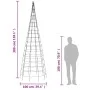 Weihnachtsbaum am Fahnenmast 550 warmweiße LEDs 300cm von , Weihnachtsbeleuchtung - Ref: Foro24-358112, Preis: 47,30 €, Rabat...