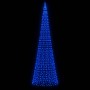Weihnachtsbaum am Fahnenmast 1534 blaue LED 500 cm von , Weihnachtsbeleuchtung - Ref: Foro24-358119, Preis: 102,86 €, Rabatt: %