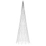 Weihnachtsbaum am Fahnenmast 1534 blaue LED 500 cm von , Weihnachtsbeleuchtung - Ref: Foro24-358119, Preis: 102,86 €, Rabatt: %