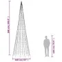 Weihnachtsbaum am Fahnenmast 1534 blaue LED 500 cm von , Weihnachtsbeleuchtung - Ref: Foro24-358119, Preis: 100,61 €, Rabatt: %