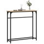 Mesa consola madera de ingeniería roble Sonoma 75x19,5x75 cm de , Mesas auxiliares - Ref: Foro24-834136, Precio: 34,09 €, Des...