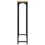 Engineered wood Sonoma oak console table 75x19.5x75 cm by , Side tables - Ref: Foro24-834136, Price: 35,43 €, Discount: %
