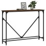 Mesa consola madera de ingeniería marrón roble 102x22,5x75 cm de , Mesas auxiliares - Ref: Foro24-834134, Precio: 45,68 €