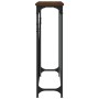 Engineered wood brown oak console table 102x22.5x75 cm by , Side tables - Ref: Foro24-834134, Price: 45,68 €, Discount: %