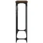 Engineered wood brown oak console table 102x22.5x75 cm by , Side tables - Ref: Foro24-834134, Price: 44,99 €, Discount: %