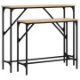 Console tables 2 units engineered wood Sonoma oak by , Side tables - Ref: Foro24-834141, Price: 56,30 €, Discount: %