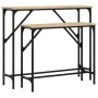 Console tables 2 units engineered wood Sonoma oak by , Side tables - Ref: Foro24-834141, Price: 55,54 €, Discount: %