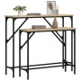 Console tables 2 units engineered wood Sonoma oak by , Side tables - Ref: Foro24-834141, Price: 56,30 €, Discount: %