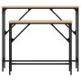 Console tables 2 units engineered wood Sonoma oak by , Side tables - Ref: Foro24-834141, Price: 55,54 €, Discount: %
