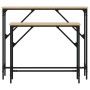 Mesas consolas 2 unidades madera de ingeniería roble Sonoma de , Mesas auxiliares - Ref: Foro24-834141, Precio: 56,24 €