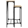 Console tables 2 units engineered wood Sonoma oak by , Side tables - Ref: Foro24-834141, Price: 56,30 €, Discount: %
