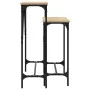 Console tables 2 units engineered wood Sonoma oak by , Side tables - Ref: Foro24-834141, Price: 55,54 €, Discount: %