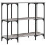 Mesa consola madera de ingeniería gris Sonoma 102x35x90 cm de , Mesas auxiliares - Ref: Foro24-834148, Precio: 66,07 €, Descu...