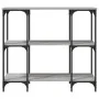 Engineered wood gray Sonoma console table 102x35x90 cm by , Side tables - Ref: Foro24-834148, Price: 65,22 €, Discount: %
