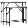 Console tables 2 units in Sonoma gray engineered wood by , Side tables - Ref: Foro24-834143, Price: 53,97 €, Discount: %