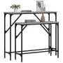 Console tables 2 units in Sonoma gray engineered wood by , Side tables - Ref: Foro24-834143, Price: 53,97 €, Discount: %