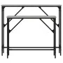 Console tables 2 units in Sonoma gray engineered wood by , Side tables - Ref: Foro24-834143, Price: 53,97 €, Discount: %