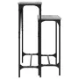 Console tables 2 units in Sonoma gray engineered wood by , Side tables - Ref: Foro24-834143, Price: 53,97 €, Discount: %