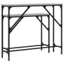 Console tables 2 units in Sonoma gray engineered wood by , Side tables - Ref: Foro24-834143, Price: 54,67 €, Discount: %