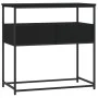 Konsolentisch aus schwarzem Holzwerkstoff 75x40x75 cm von , Seitentische - Ref: Foro24-834155, Preis: 64,26 €, Rabatt: %