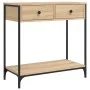 Engineered wood Sonoma oak console table 75x34.5x75 cm by , Side tables - Ref: Foro24-834176, Price: 67,55 €, Discount: %