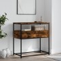 Konsolentisch Holzwerkstoff Räuchereiche 75x40x75 cm von , Seitentische - Ref: Foro24-834157, Preis: 53,02 €, Rabatt: %