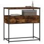 Konsolentisch Holzwerkstoff Räuchereiche 75x40x75 cm von , Seitentische - Ref: Foro24-834157, Preis: 53,02 €, Rabatt: %
