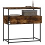 Konsolentisch Holzwerkstoff Räuchereiche 75x40x75 cm von , Seitentische - Ref: Foro24-834157, Preis: 53,02 €, Rabatt: %
