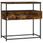 Engineered wood smoked oak console table 75x40x75 cm by , Side tables - Ref: Foro24-834157, Price: 52,55 €, Discount: %
