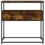 Engineered wood smoked oak console table 75x40x75 cm by , Side tables - Ref: Foro24-834157, Price: 52,55 €, Discount: %