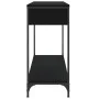 Black engineered wood console table 100x34.5x75 cm by , Side tables - Ref: Foro24-834160, Price: 64,87 €, Discount: %