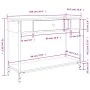 Black engineered wood console table 100x34.5x75 cm by , Side tables - Ref: Foro24-834160, Price: 64,87 €, Discount: %