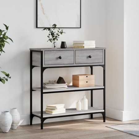 Sonoma Konsolentisch aus grauem Holzwerkstoff 72,5x25x75 cm von , Seitentische - Ref: Foro24-834188, Preis: 88,94 €, Rabatt: %