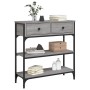 Engineered wood gray Sonoma console table 72.5x25x75 cm by , Side tables - Ref: Foro24-834188, Price: 88,94 €, Discount: %