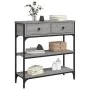 Engineered wood gray Sonoma console table 72.5x25x75 cm by , Side tables - Ref: Foro24-834188, Price: 89,01 €, Discount: %