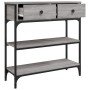 Sonoma Konsolentisch aus grauem Holzwerkstoff 72,5x25x75 cm von , Seitentische - Ref: Foro24-834188, Preis: 88,94 €, Rabatt: %
