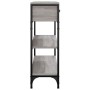 Sonoma Konsolentisch aus grauem Holzwerkstoff 72,5x25x75 cm von , Seitentische - Ref: Foro24-834188, Preis: 88,94 €, Rabatt: %