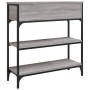 Engineered wood gray Sonoma console table 72.5x25x75 cm by , Side tables - Ref: Foro24-834188, Price: 88,94 €, Discount: %