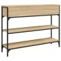 Sonoma Konsolentisch aus Eichenholz 100x25x75 cm von , Seitentische - Ref: Foro24-834181, Preis: 87,70 €, Rabatt: %