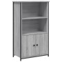 Tall Sonoma gray engineered wood sideboard 62x32x103.5 cm by , Sideboards - Ref: Foro24-834218, Price: 74,95 €, Discount: %