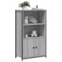 Hohes Sideboard Holzwerkstoff Sonoma grau 62x32x103,5 cm von , Sideboards - Ref: Foro24-834218, Preis: 73,98 €, Rabatt: %