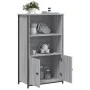 Hohes Sideboard Holzwerkstoff Sonoma grau 62x32x103,5 cm von , Sideboards - Ref: Foro24-834218, Preis: 73,98 €, Rabatt: %