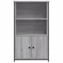 Hohes Sideboard Holzwerkstoff Sonoma grau 62x32x103,5 cm von , Sideboards - Ref: Foro24-834218, Preis: 73,98 €, Rabatt: %