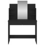 Tocador con espejo negro 96x39x142 cm de , Tocadores para dormitorios - Ref: Foro24-837575, Precio: 93,75 €, Descuento: %